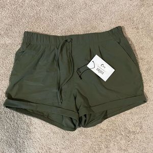 Zyia Olive Summer shorts